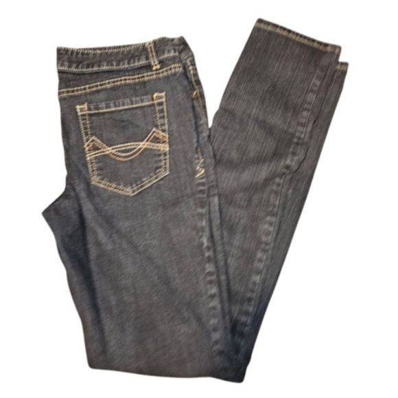 Women's (Juniors) Mossimo Supply Co. Jeans Size 9R Blue Denim Skinny - Picture 1 of 7